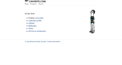 Desktop Screenshot of cavorite.com